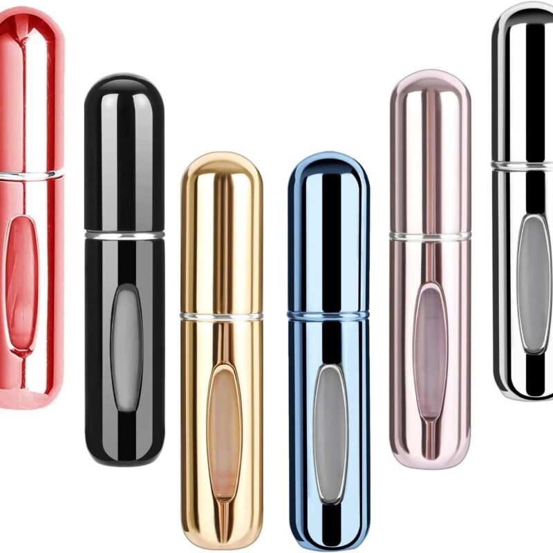 6pcs Mini Perfume Travel Refillable Bottles